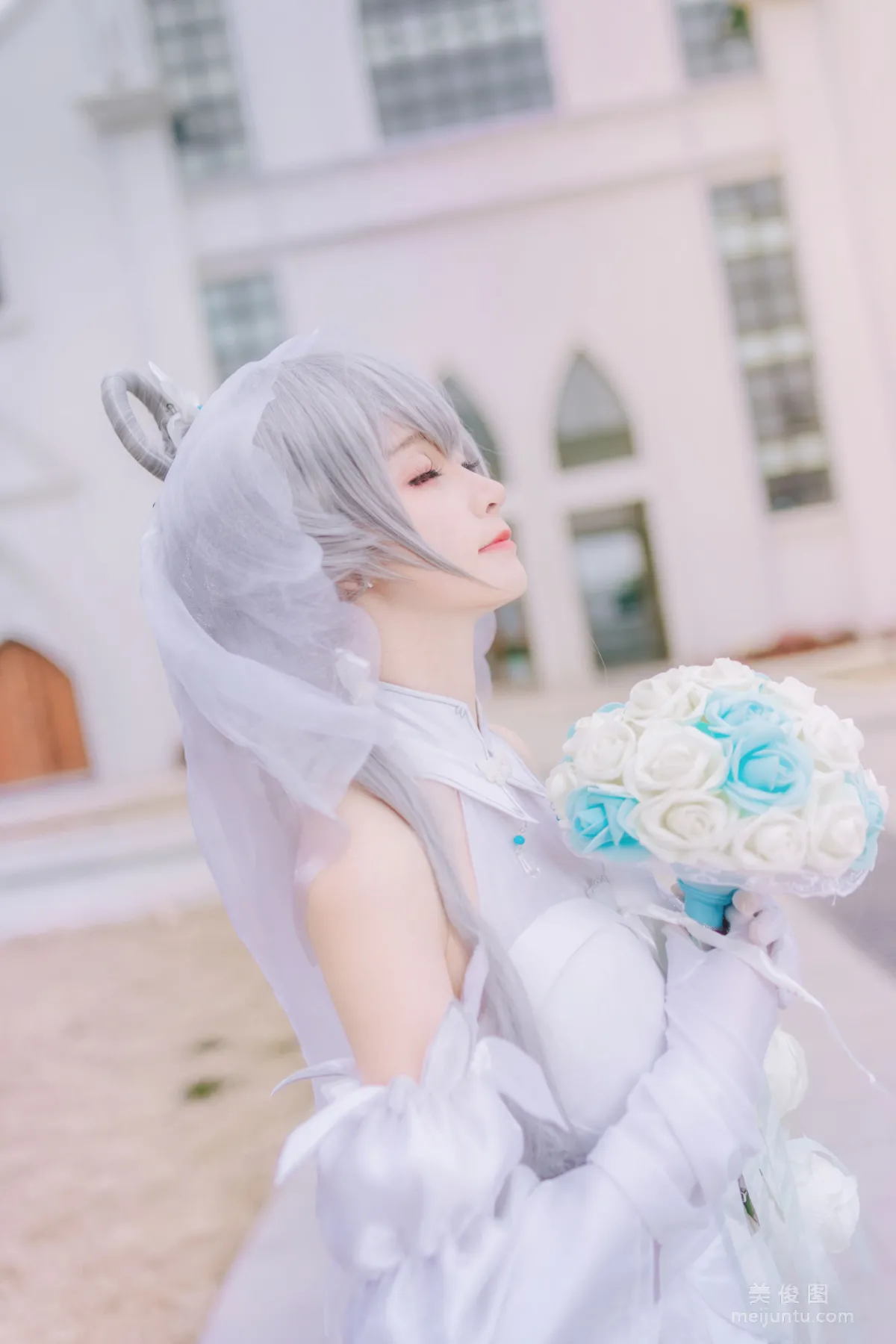 [美女Coser] yui金魚 《洛天依婚紗》 寫真集 3
