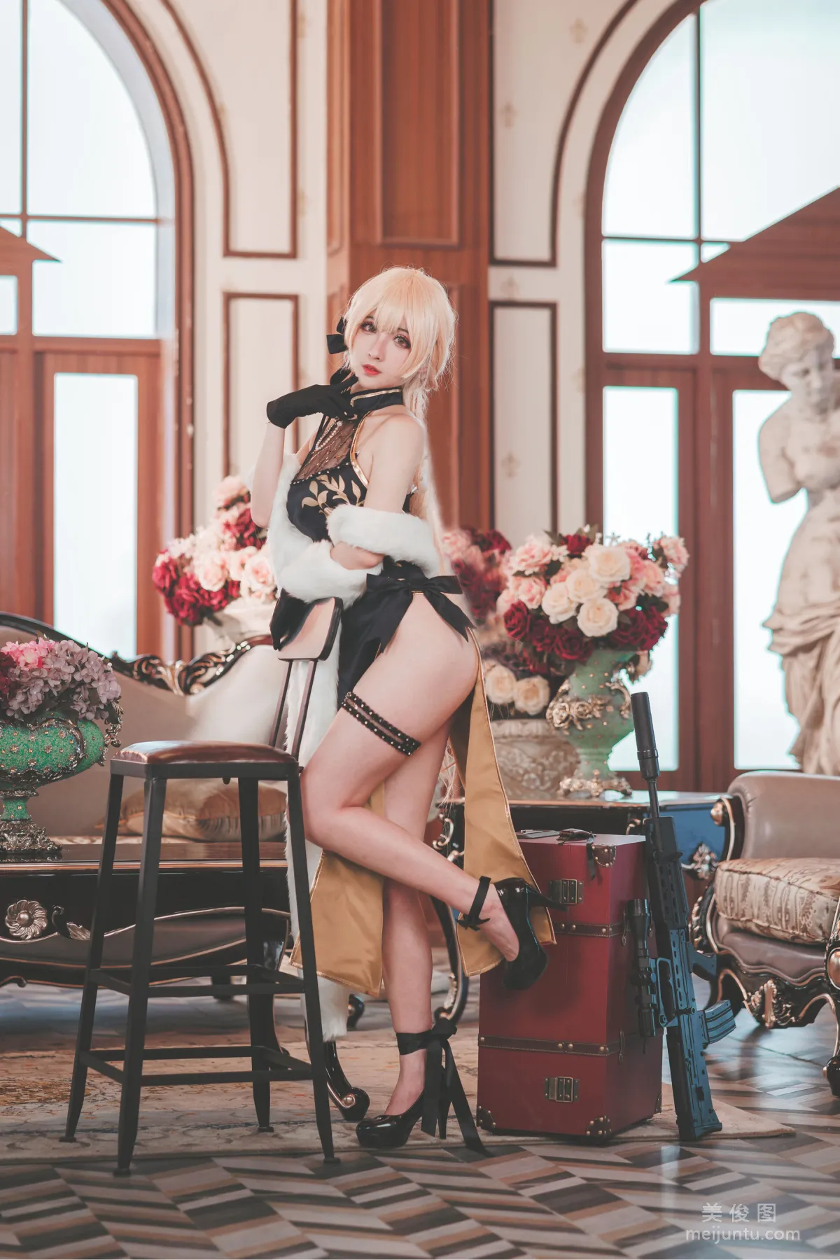 [网红Coser美女] rioko凉凉子 《少女前线OTs-14》 写真集3