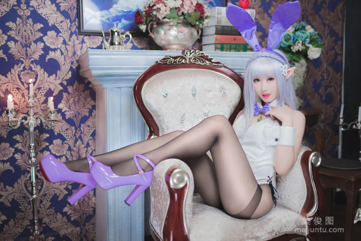 Cosplay沫小舞 《艾米莉亚兔女郎》 写真集2