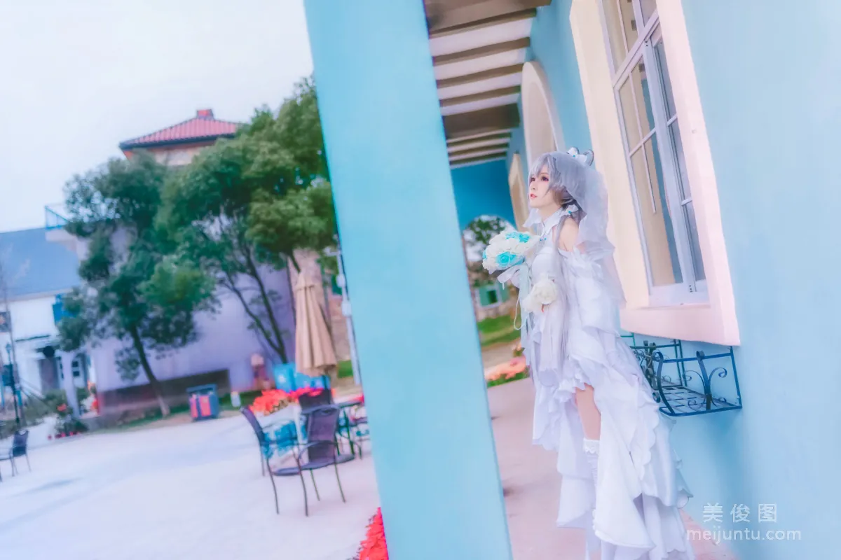 [美女Coser] yui金魚 《洛天依婚紗》 寫真集 5