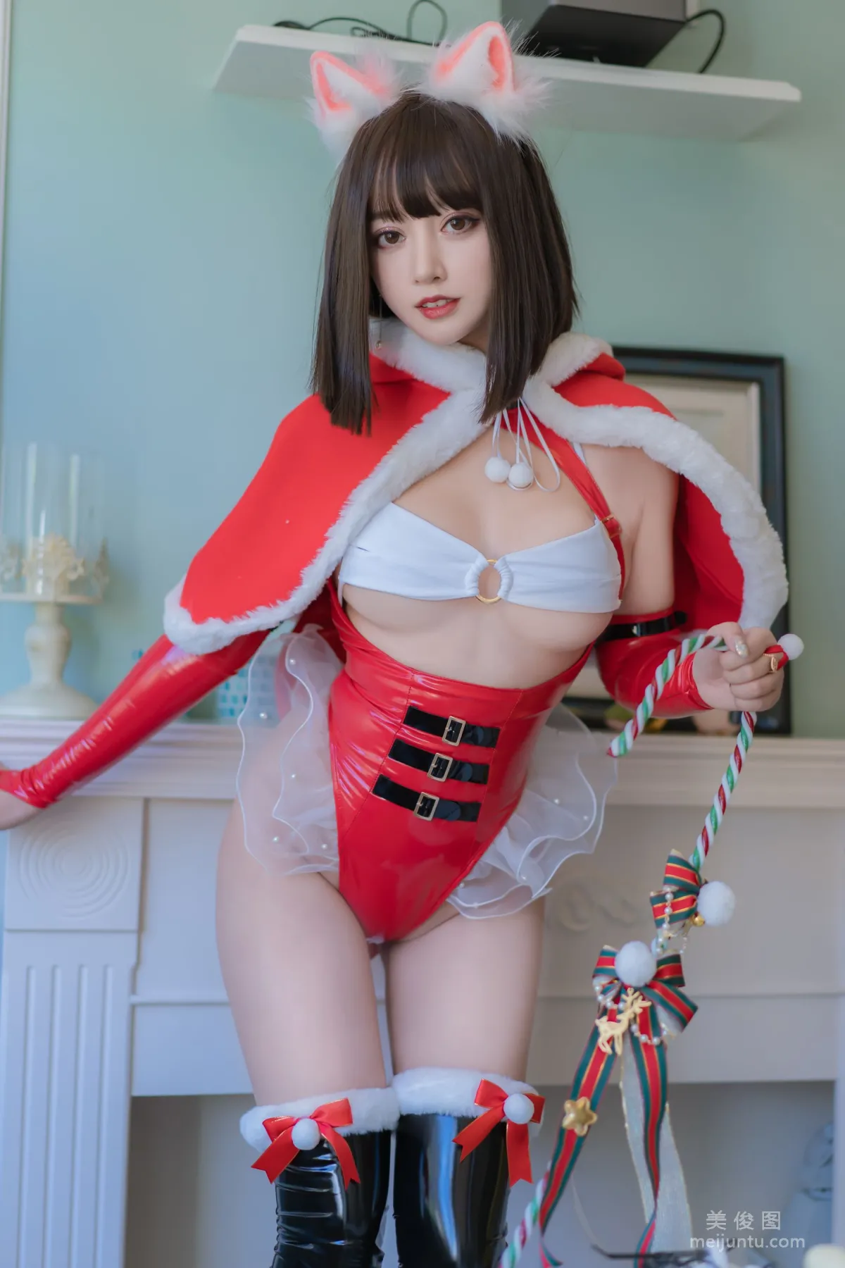 美女主播米线线sama 《圣诞》 写真集26