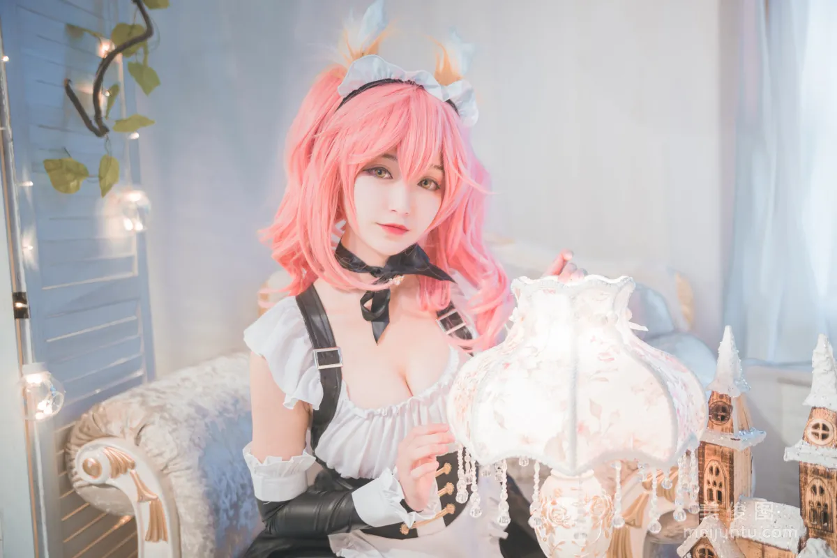 美女Coser鐵闆燒鬼舞w 《玉藻前女仆》 寫真集 7