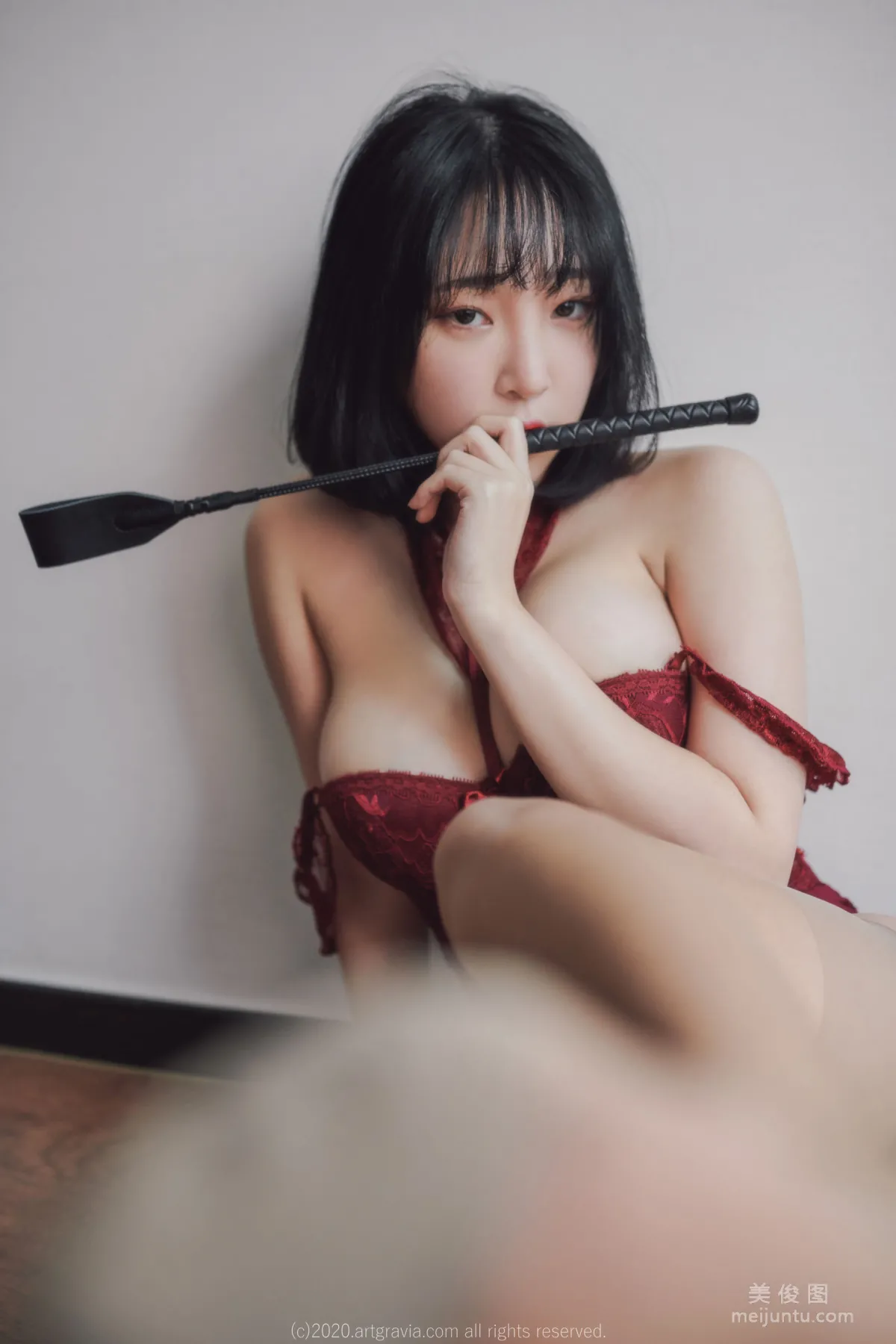 [ARTGRAVIA] VOL.153 姜仁卿 《情趣蕾絲調教》 寫真集 25