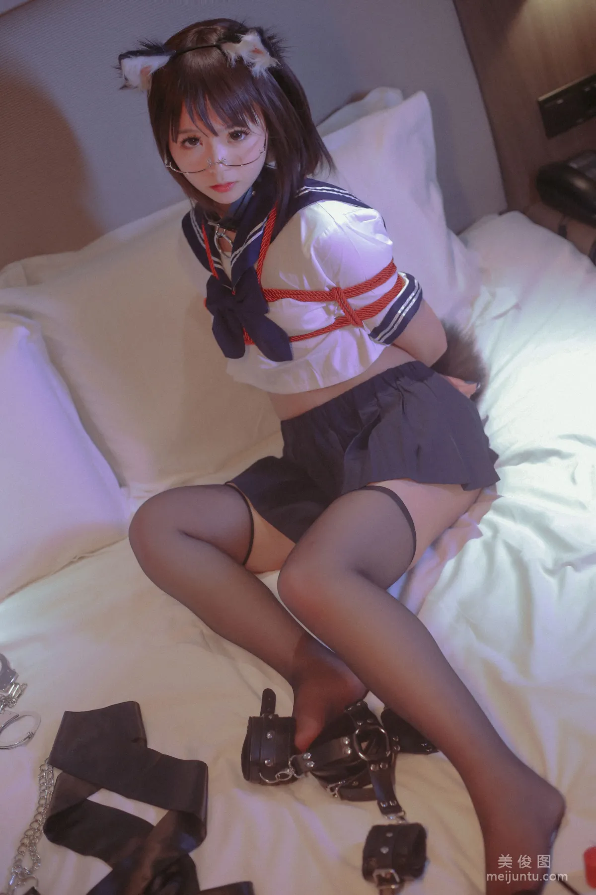 [美女Coser] 是青水 《貓耳調教》 寫真集 5