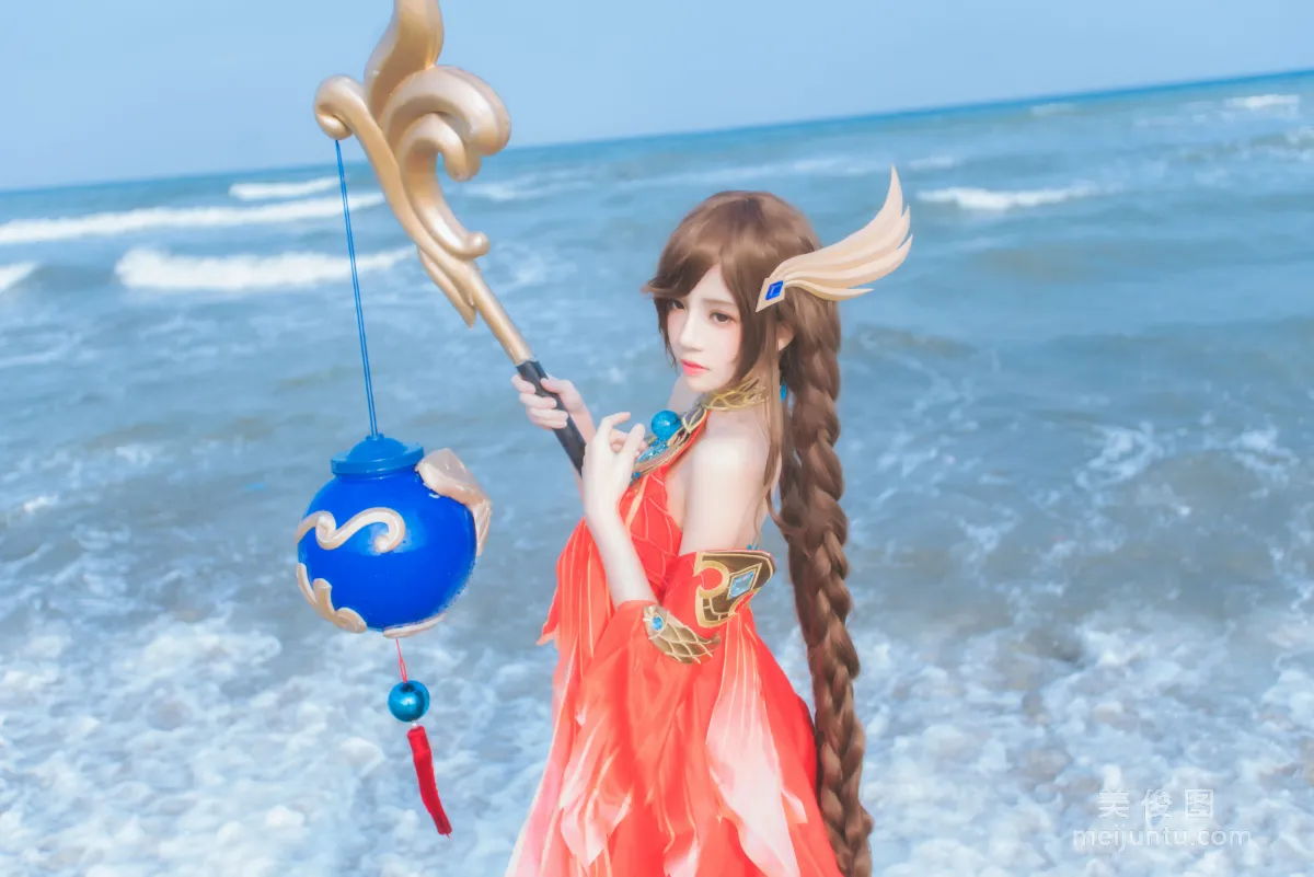 [美女Coser] 桜桃喵 《王者榮耀 大喬》 寫真集 6