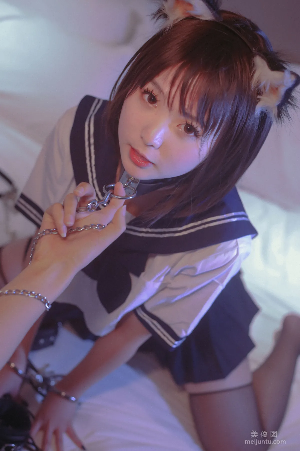 [美女Coser] 是青水 《貓耳調教》 寫真集 16