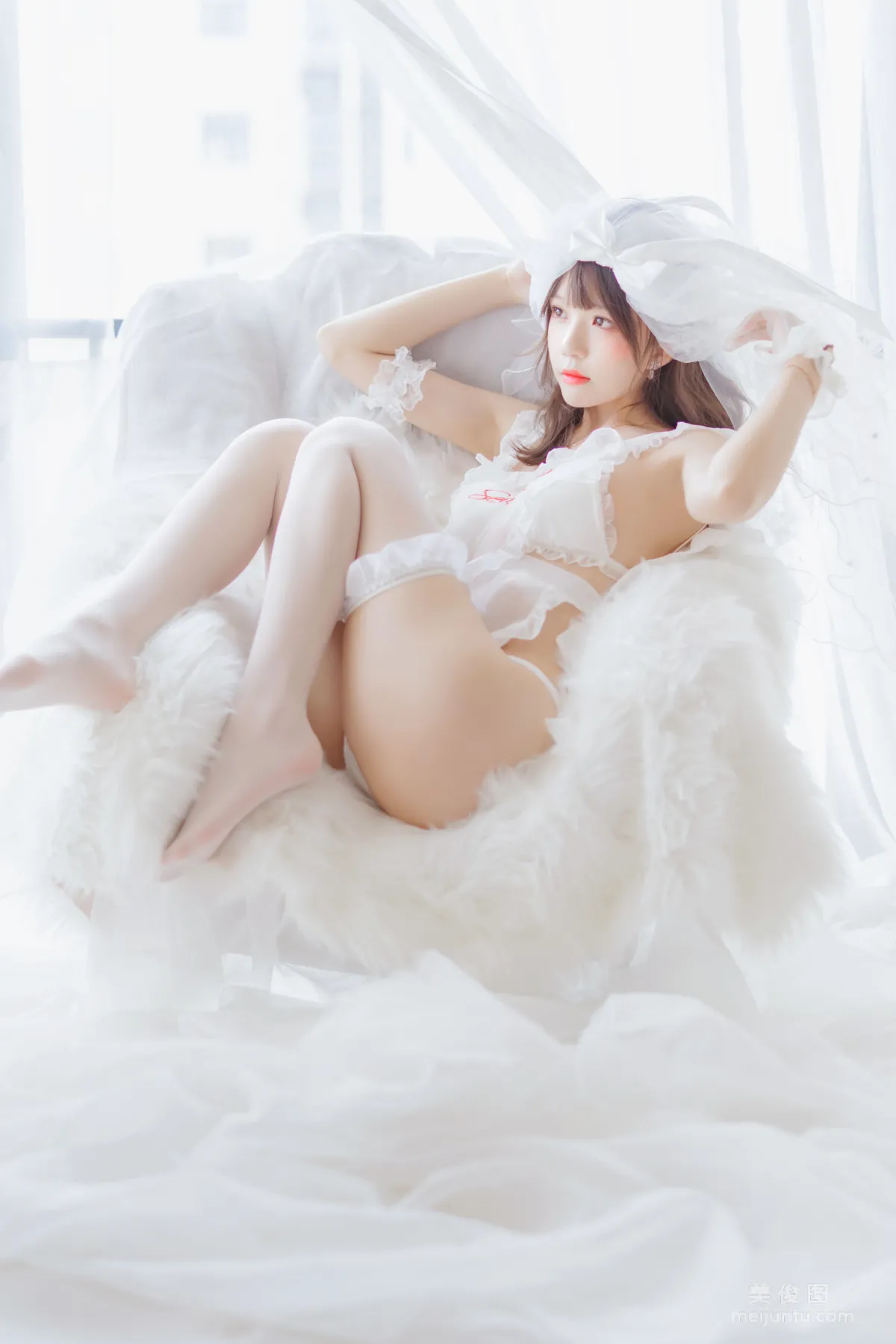 Coser桜桃喵 《轻纱02》 写真集20