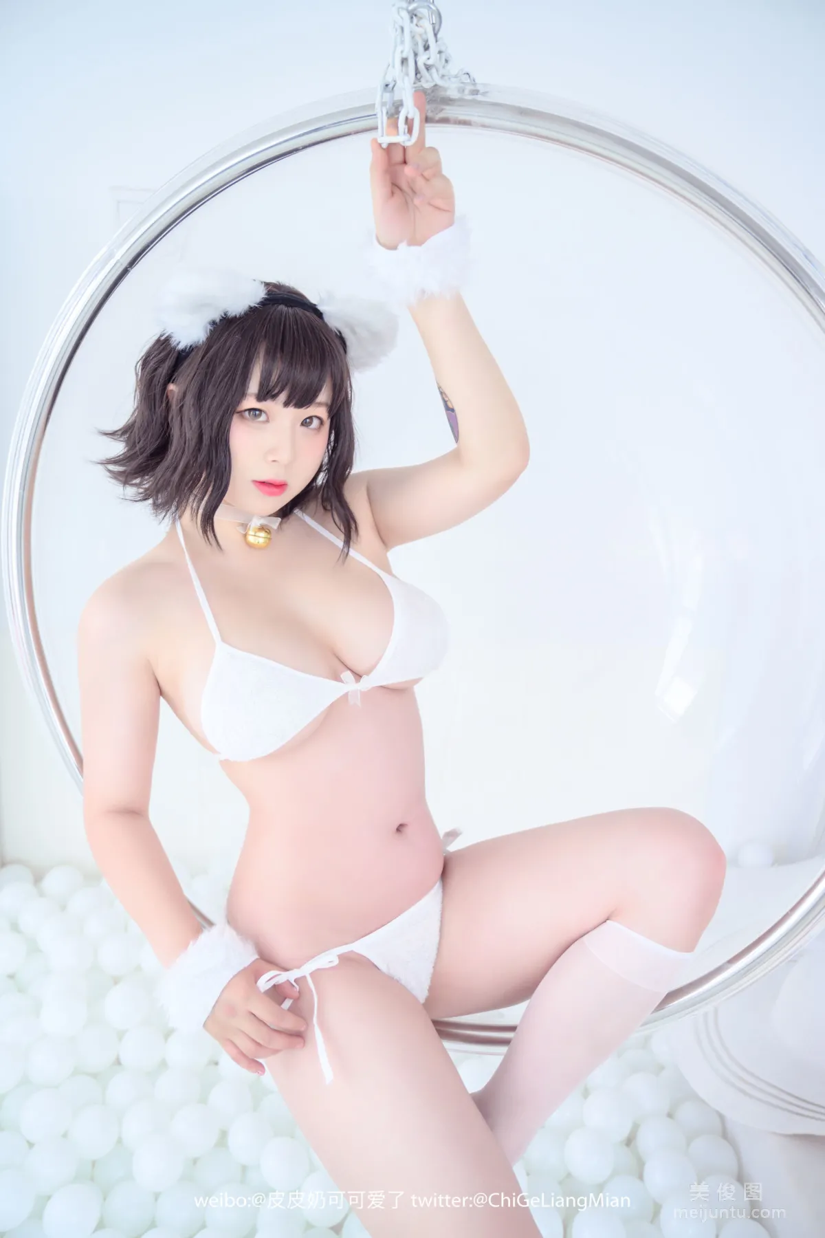 [美女Coser] 皮皮奶可可愛了啦 《白貓》 寫真集 27