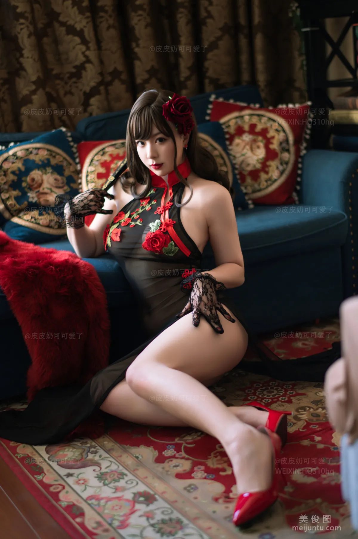 [美女Coser] 皮皮奶可可愛了啦 《玫瑰》 寫真集 37