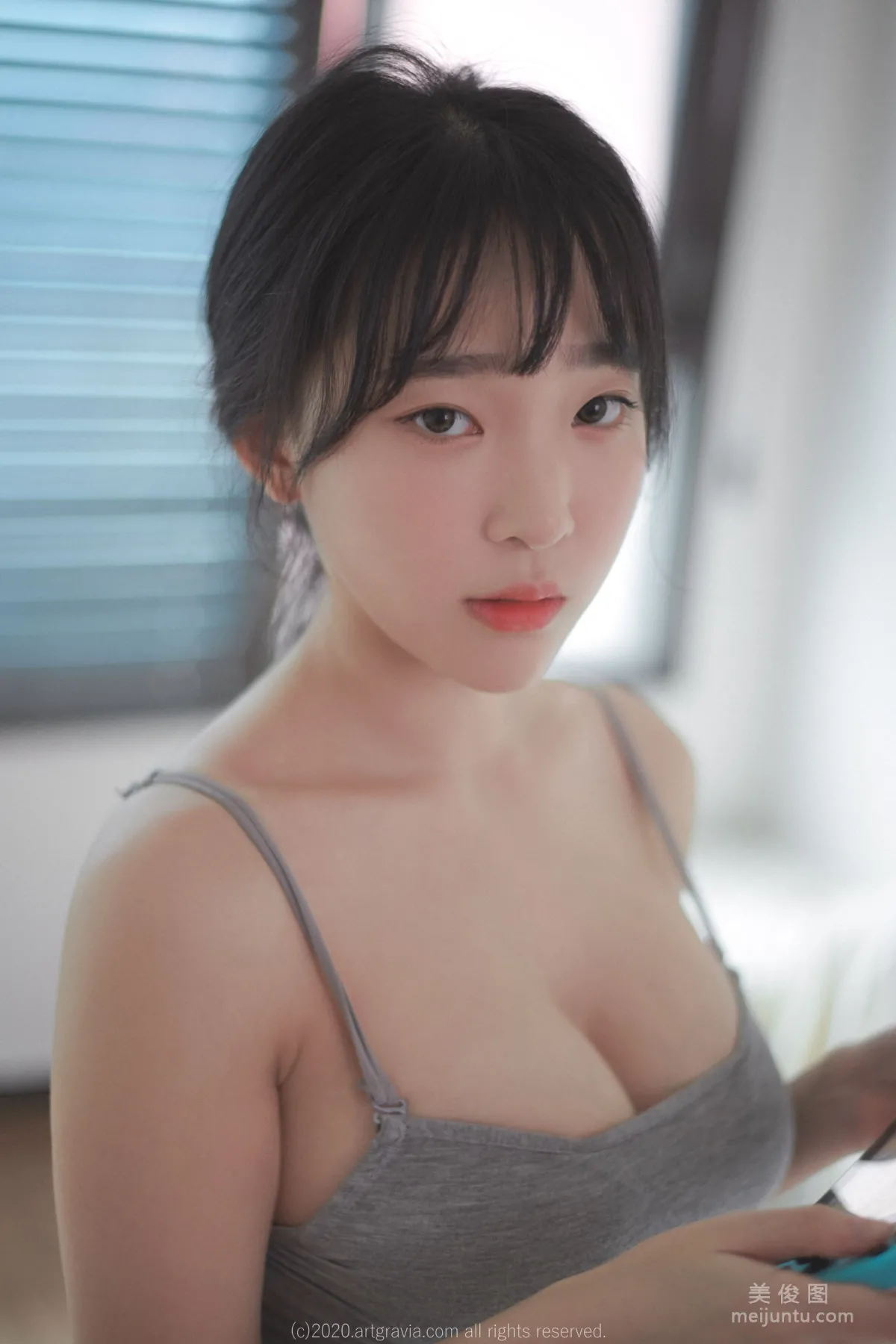 姜仁卿 《巨乳吊帶背心少女》 [ARTGRAVIA] VOL.161 寫真集 57
