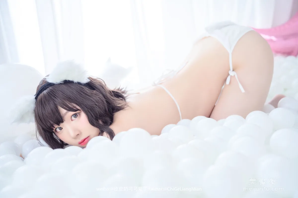 [美女Coser] 皮皮奶可可愛了啦 《白貓》 寫真集 40