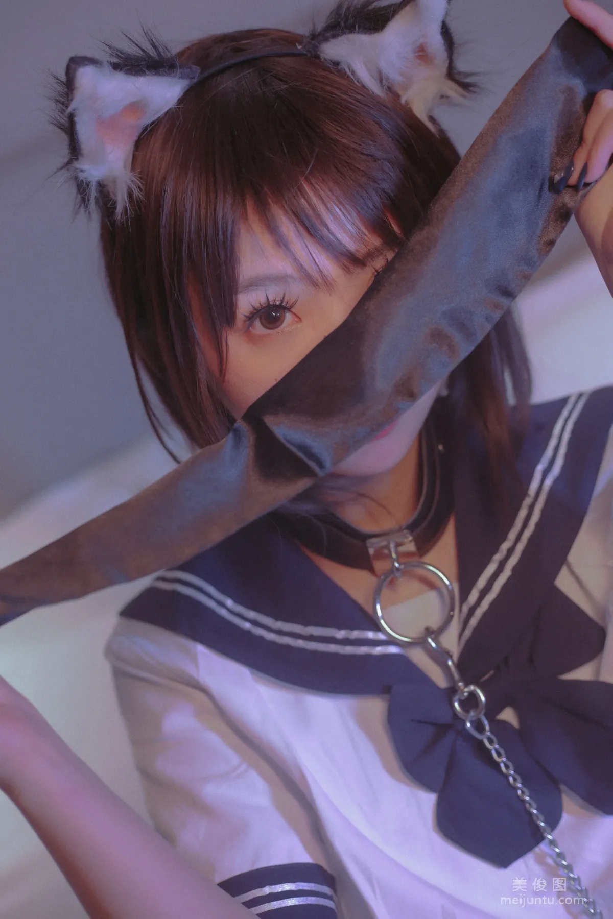 [美女Coser] 是青水 《貓耳調教》 寫真集 17