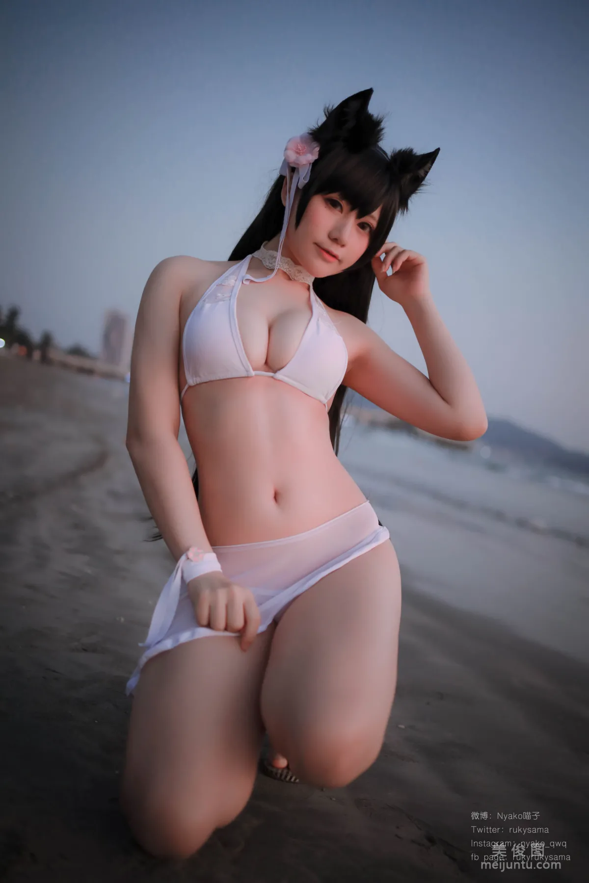 [美女Coser] Nyako喵子 《愛宕泳裝》 寫真集 18