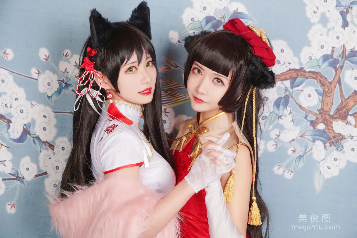 源纱希喵喵喵&Meiyi_烛墨 《犬獒旗袍》 写真集4