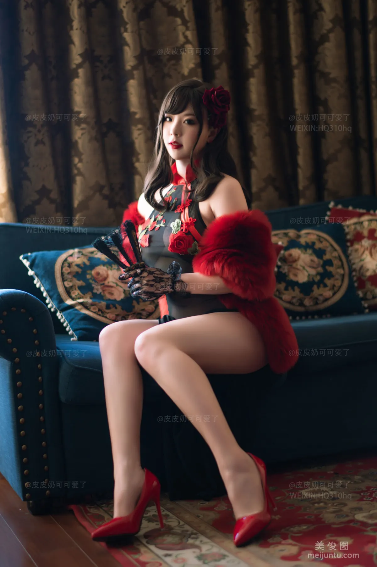 [美女Coser] 皮皮奶可可愛了啦 《玫瑰》 寫真集 4