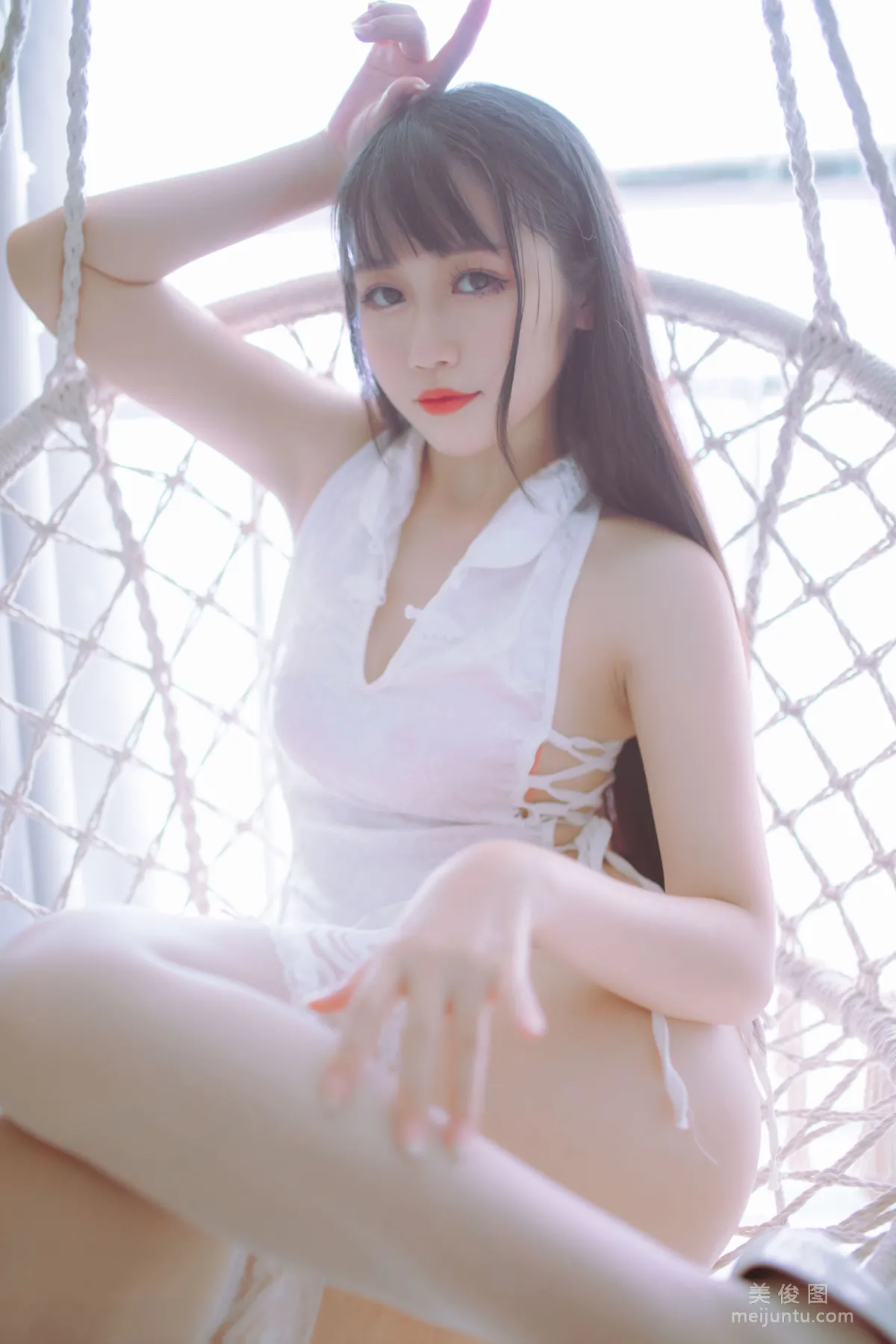 抖娘-利世×不呆貓 《黑白旗袍雙子》 寫真集 34