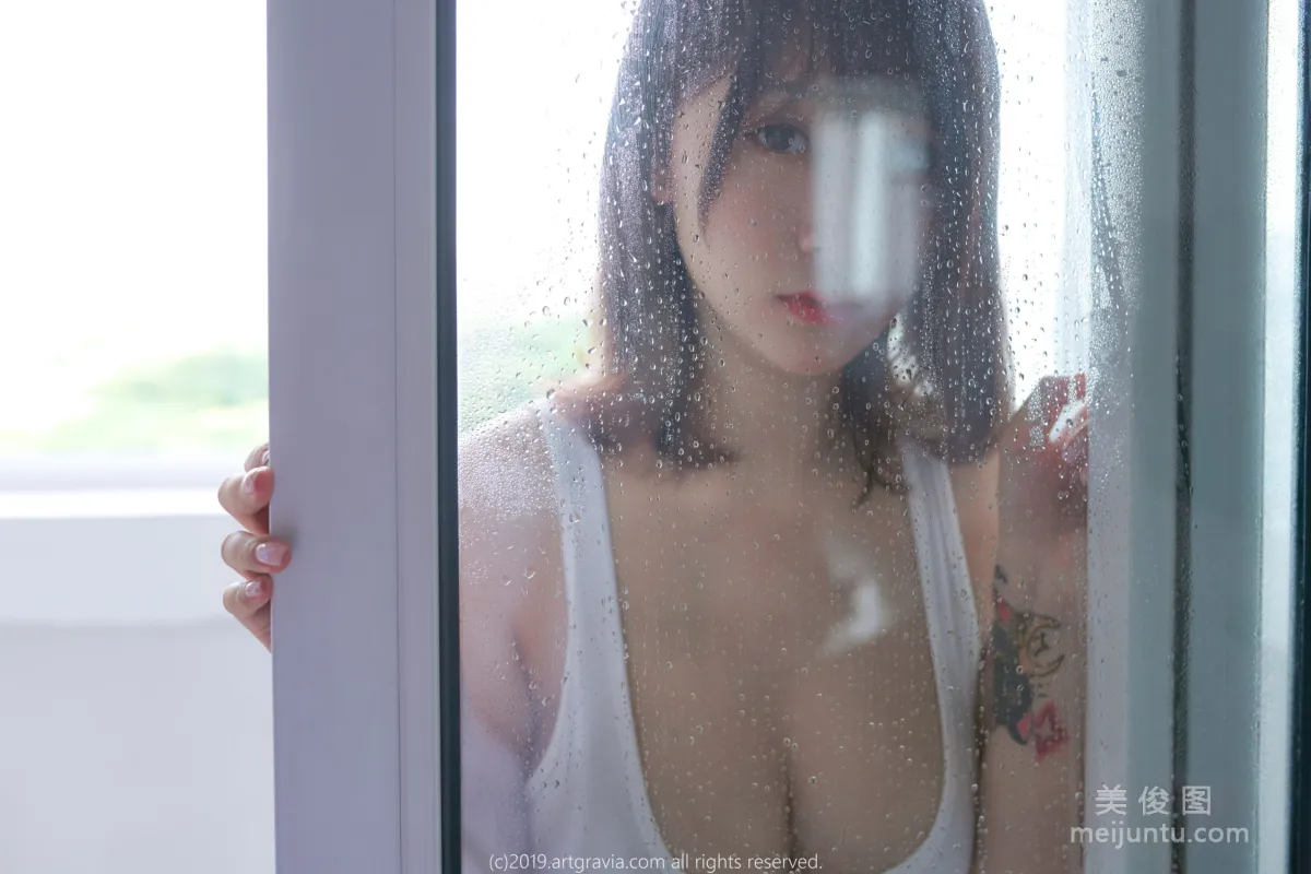 猫九酱Sakura 《高叉连体衣&齐逼小短裙》 [ARTGRAVIA] 写真集18