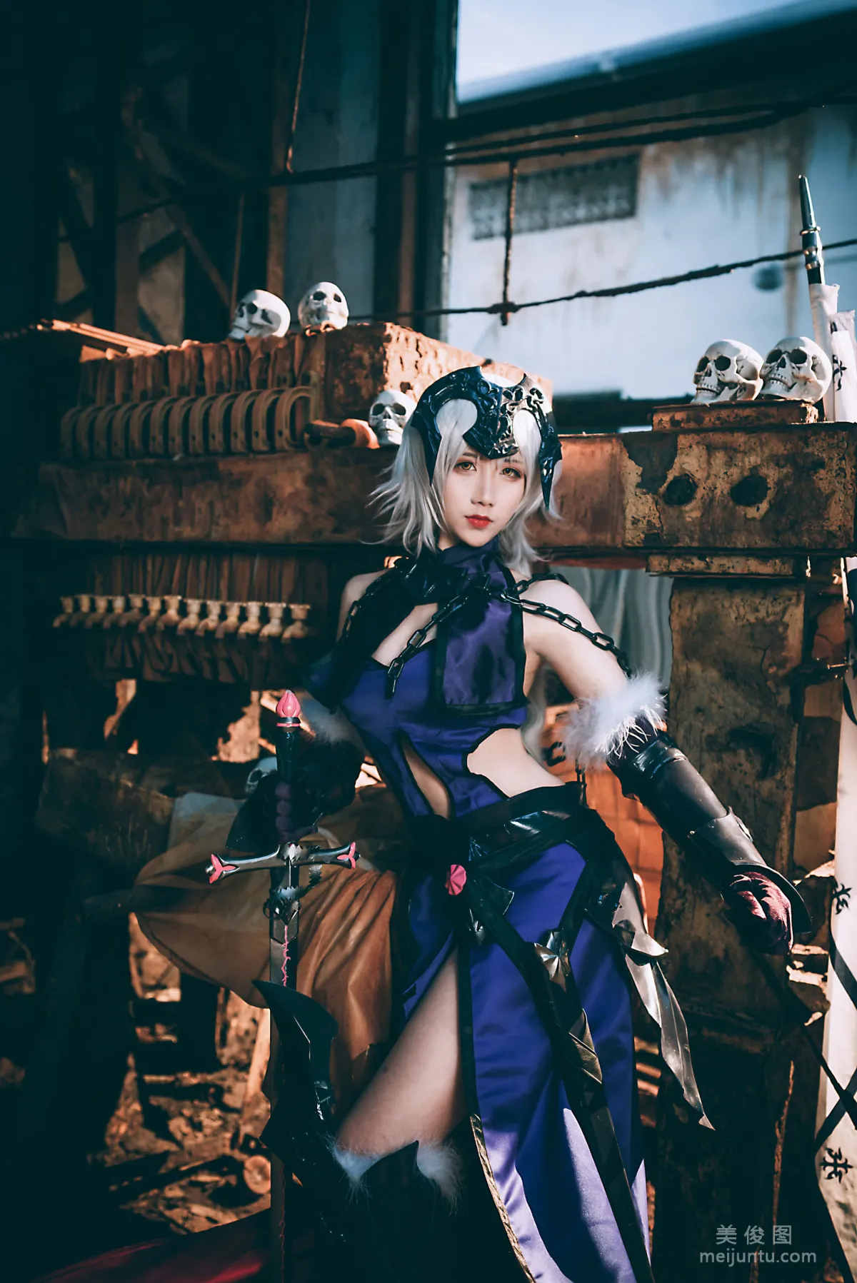 [网红Coser] 九曲Jean 《黑贞德》 写真集4