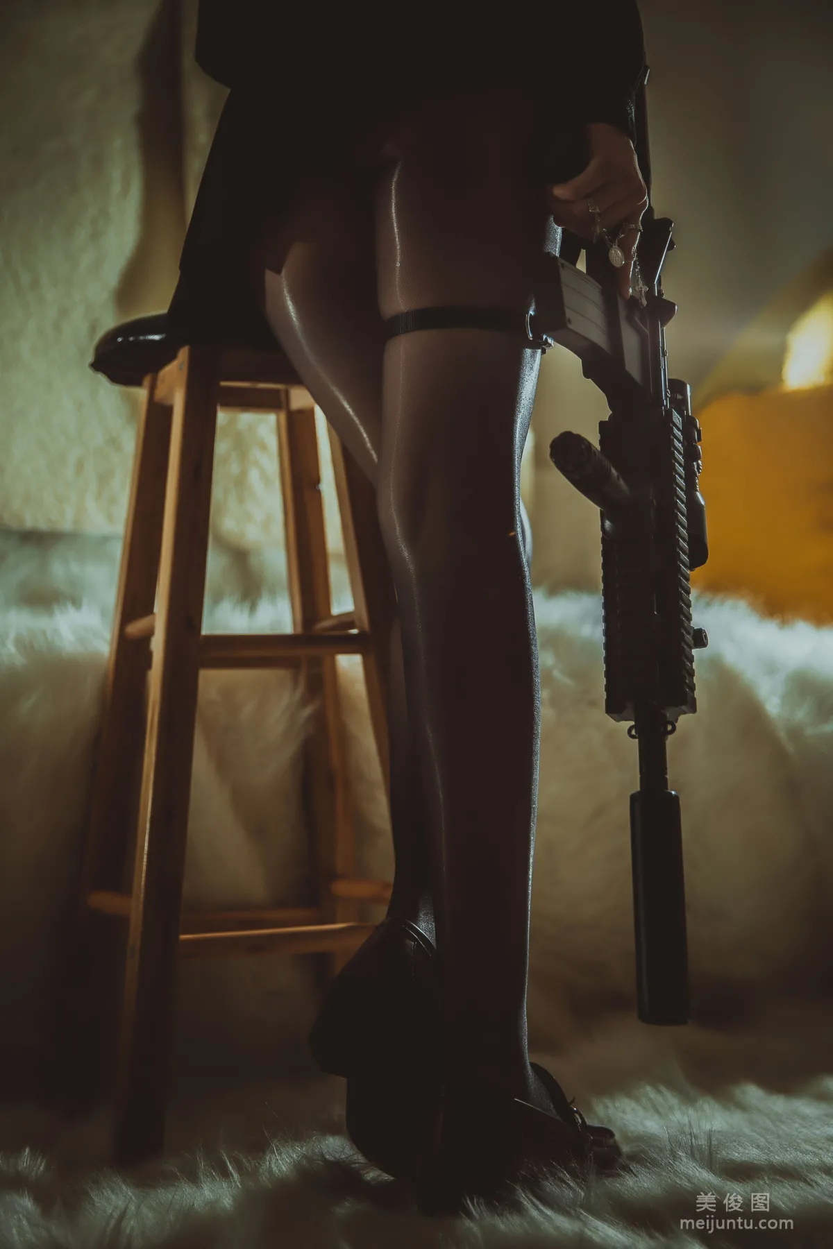 [美女Coser] 起司塊wii 《黑絲足2》 寫真集 18