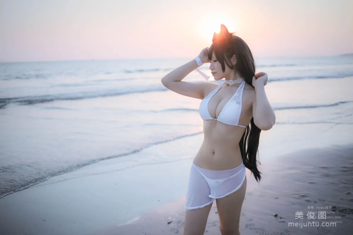 [美女Coser] Nyako喵子 《愛宕泳裝》 寫真集 2