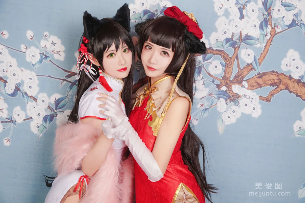 源纱希喵喵喵&Meiyi_烛墨 《犬獒旗袍》 写真集9