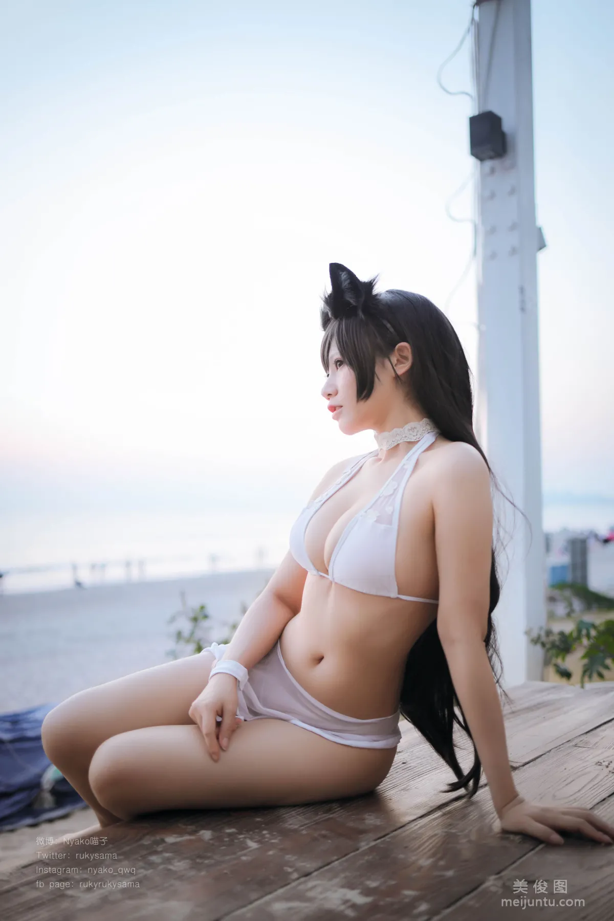 [美女Coser] Nyako喵子 《愛宕泳裝》 寫真集 17