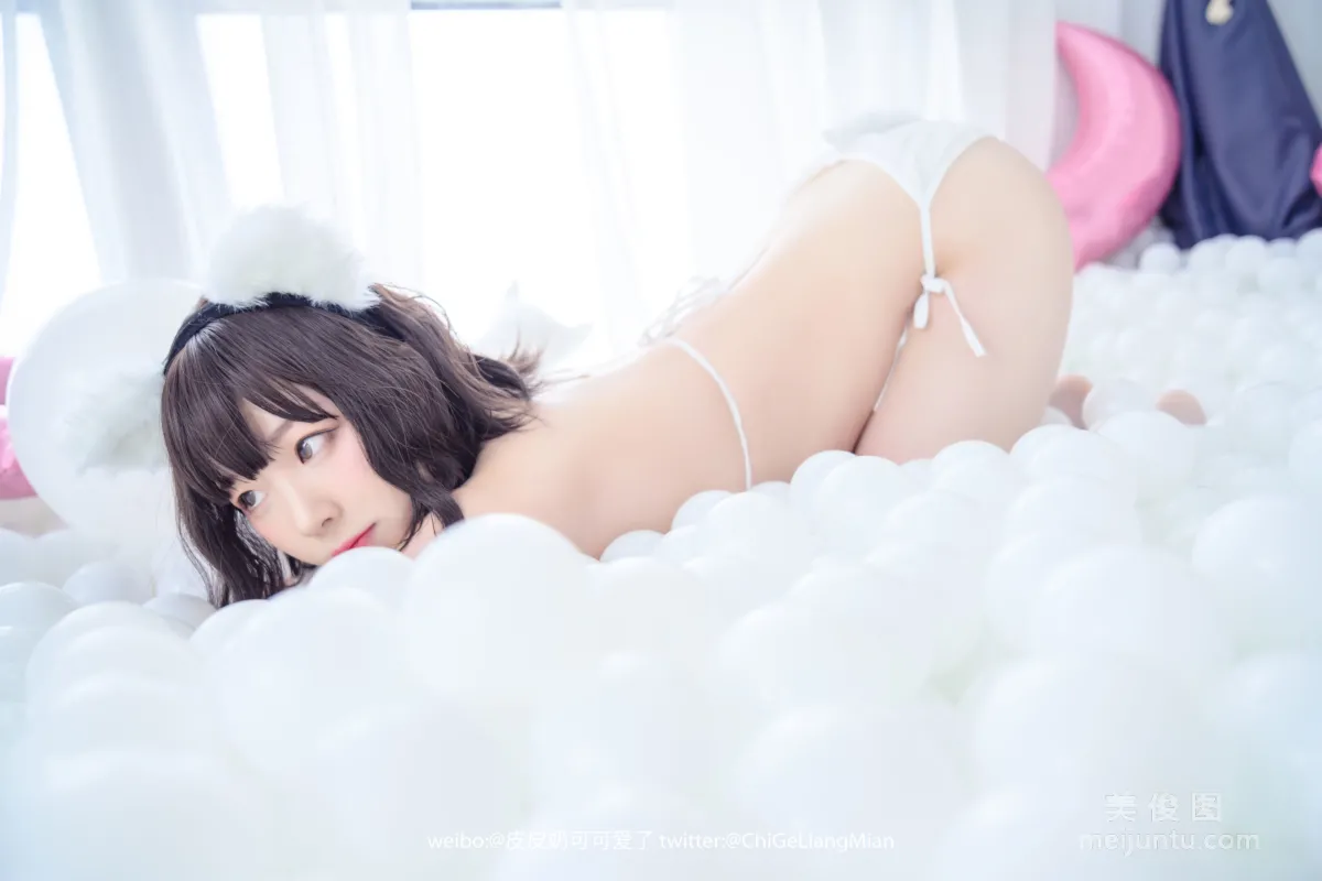 [美女Coser] 皮皮奶可可愛了啦 《白貓》 寫真集 39