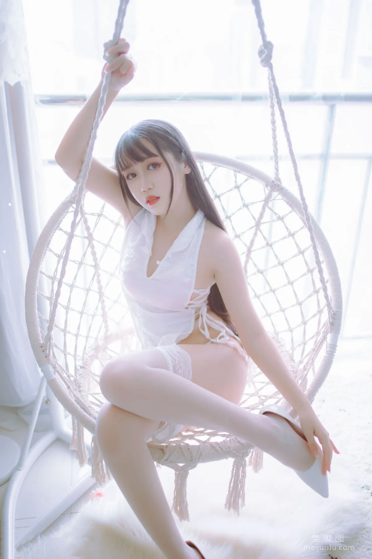 抖娘-利世×不呆貓 《黑白旗袍雙子》 寫真集 30