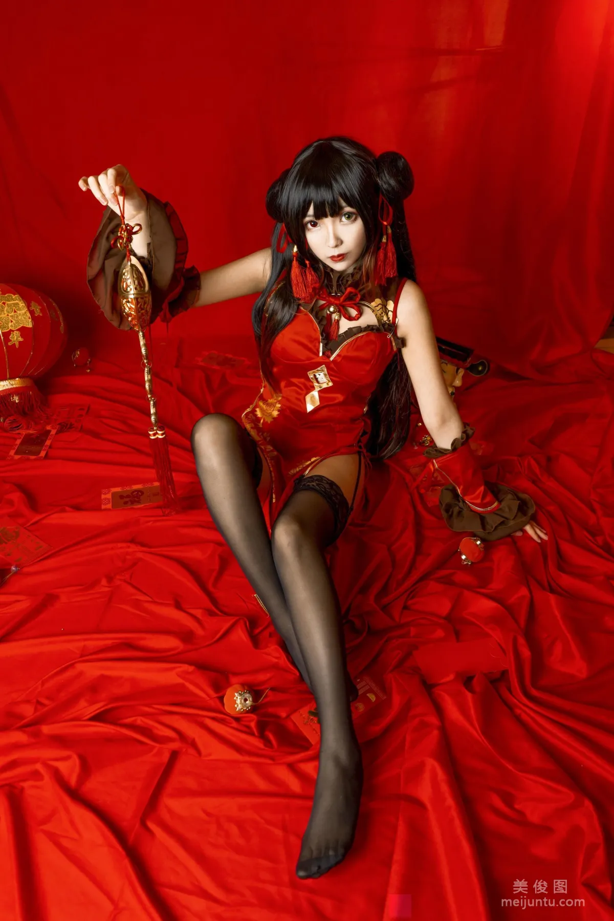 Coser模特妍子坚不可摧 《狂三新年》 写真集3