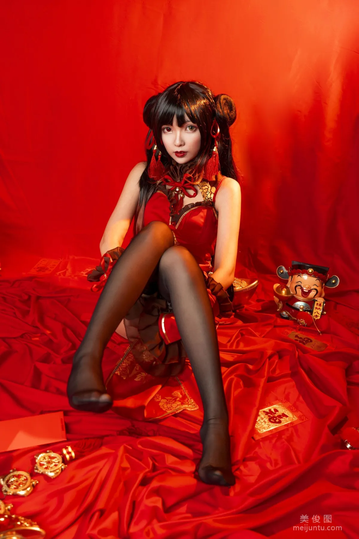 Coser模特妍子坚不可摧 《狂三新年》 写真集11