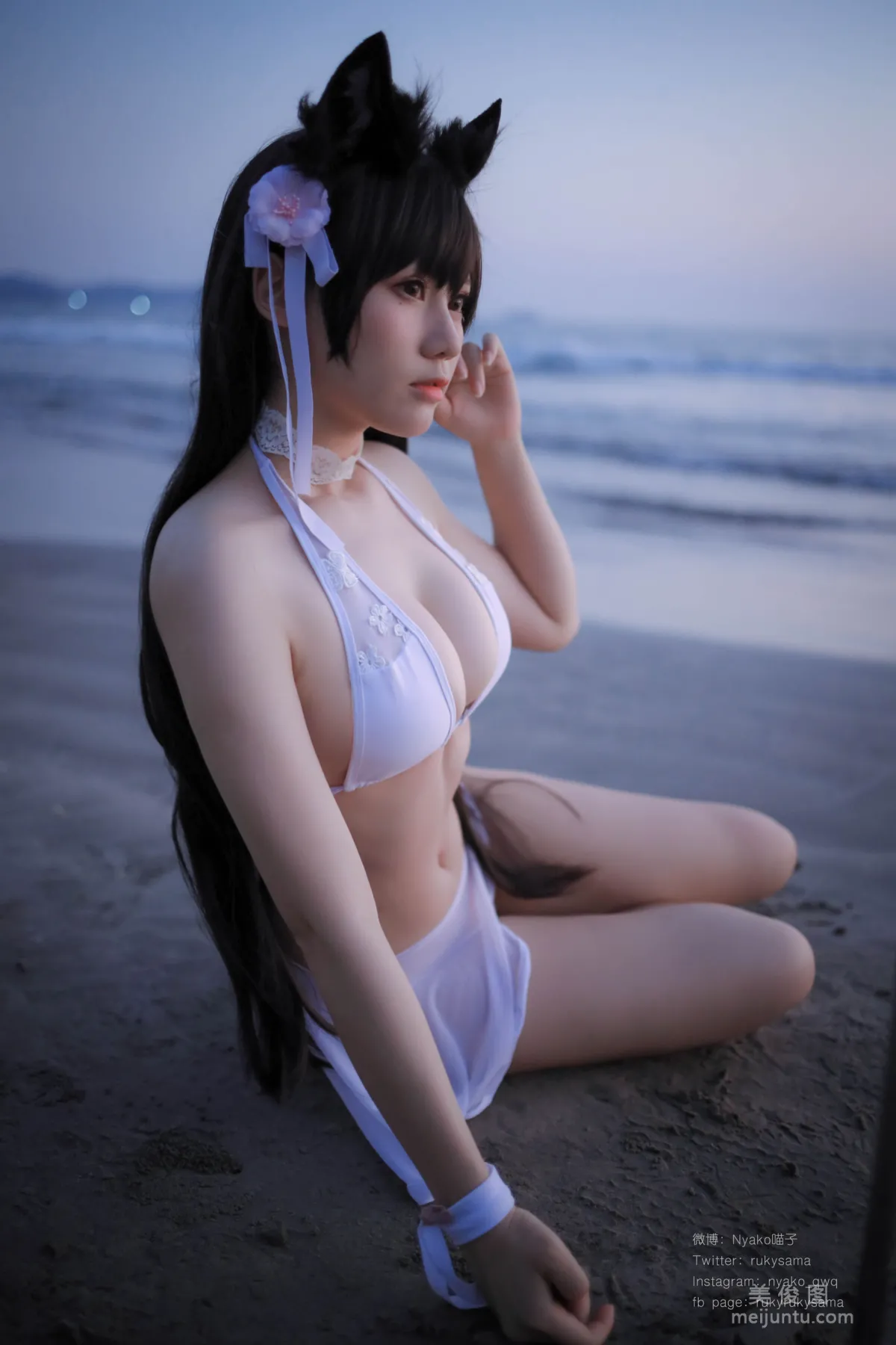 [美女Coser] Nyako喵子 《愛宕泳裝》 寫真集 22