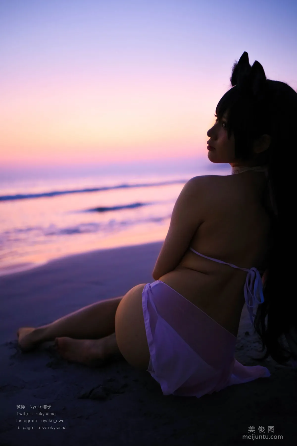 [美女Coser] Nyako喵子 《愛宕泳裝》 寫真集 25