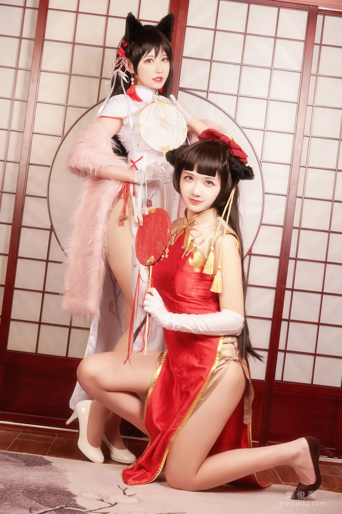 源纱希喵喵喵&Meiyi_烛墨 《犬獒旗袍》 写真集8
