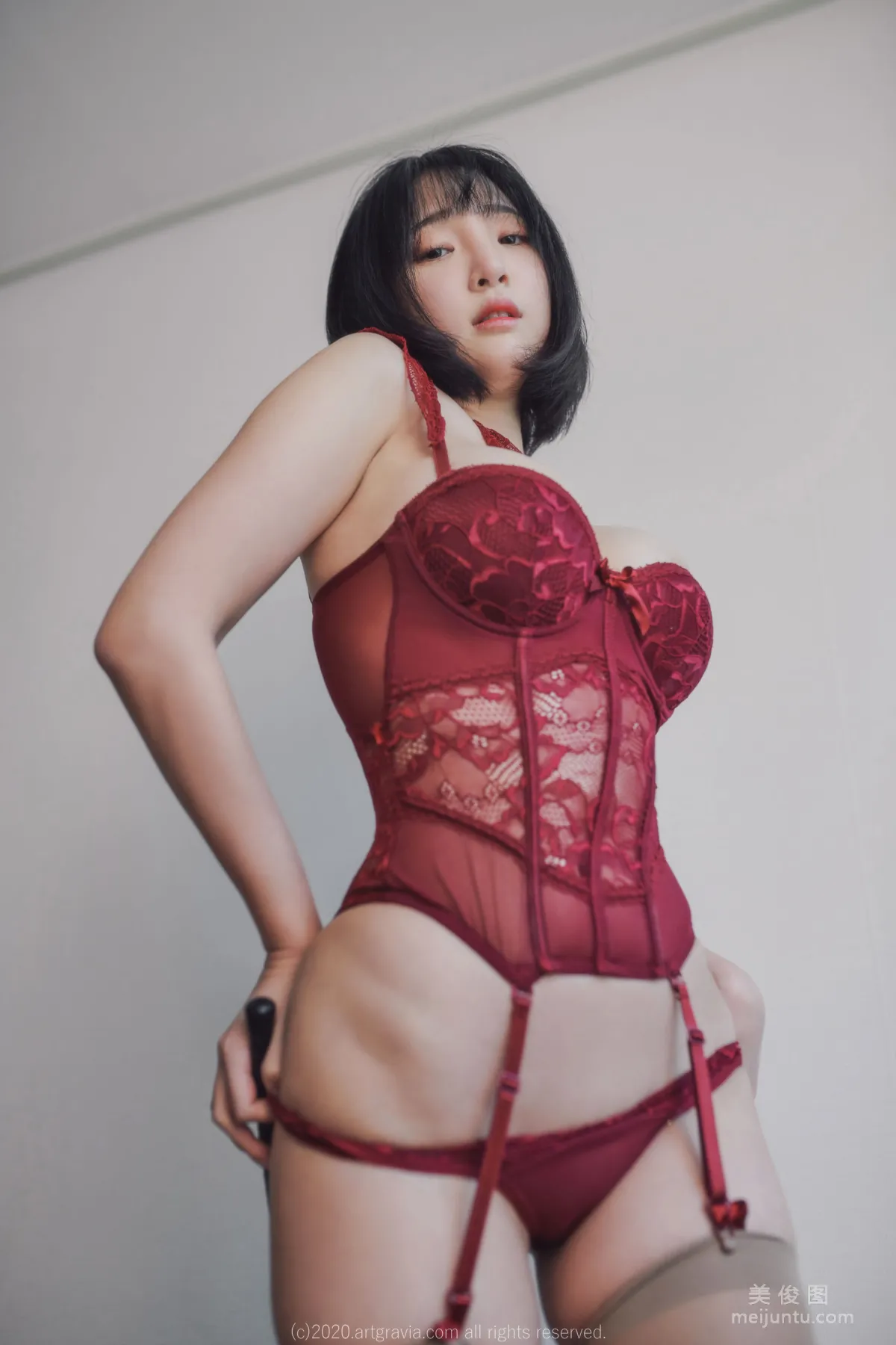[ARTGRAVIA] VOL.153 姜仁卿 《情趣蕾絲調教》 寫真集 18