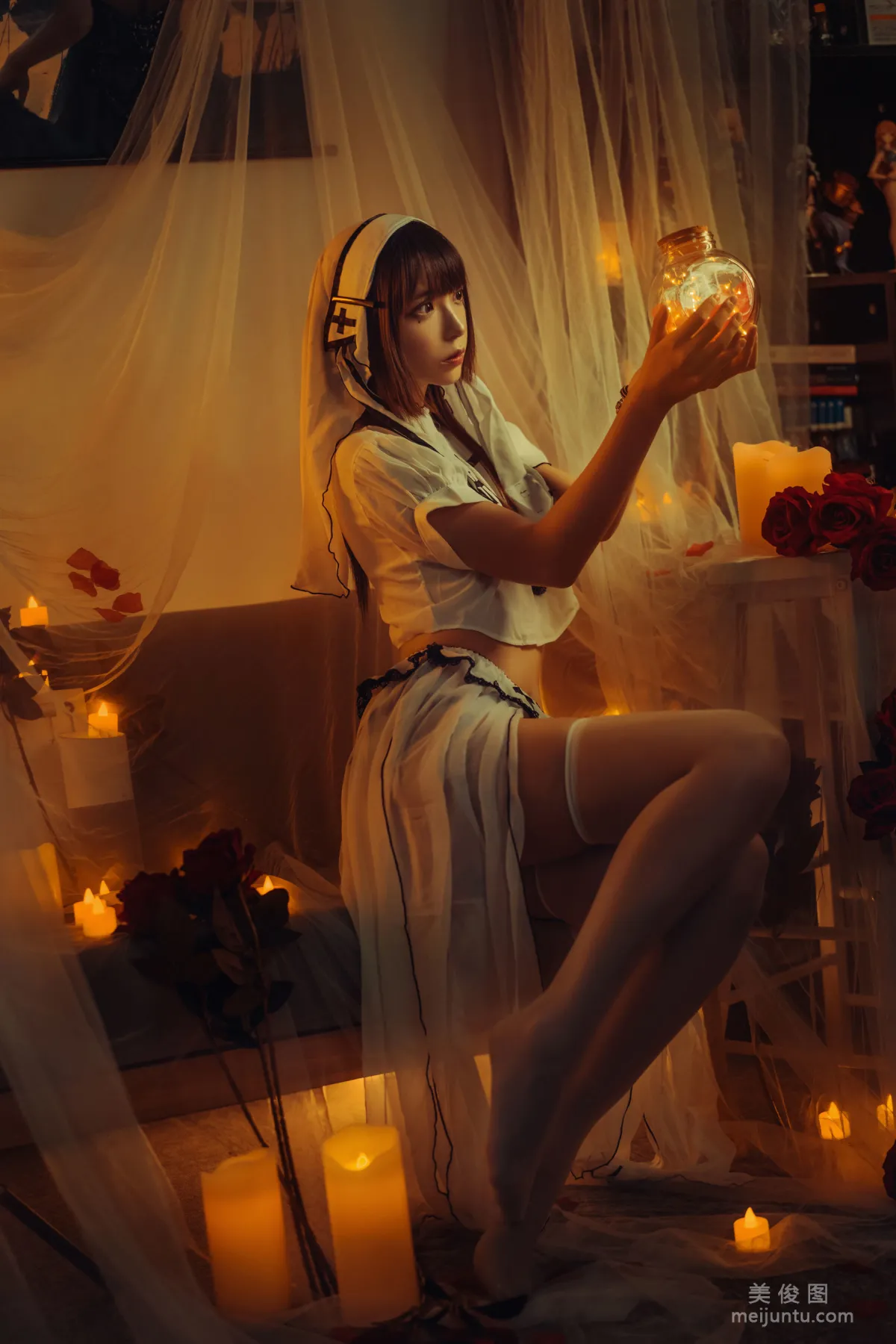 [網紅Coser] 瘋貓ss 《黃昏修女》 寫真集 1