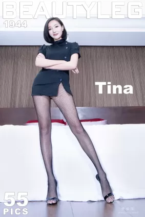 [Beautyleg] No.1944 Tina《黑絲網襪+肉絲内衣》 美腿寫真集