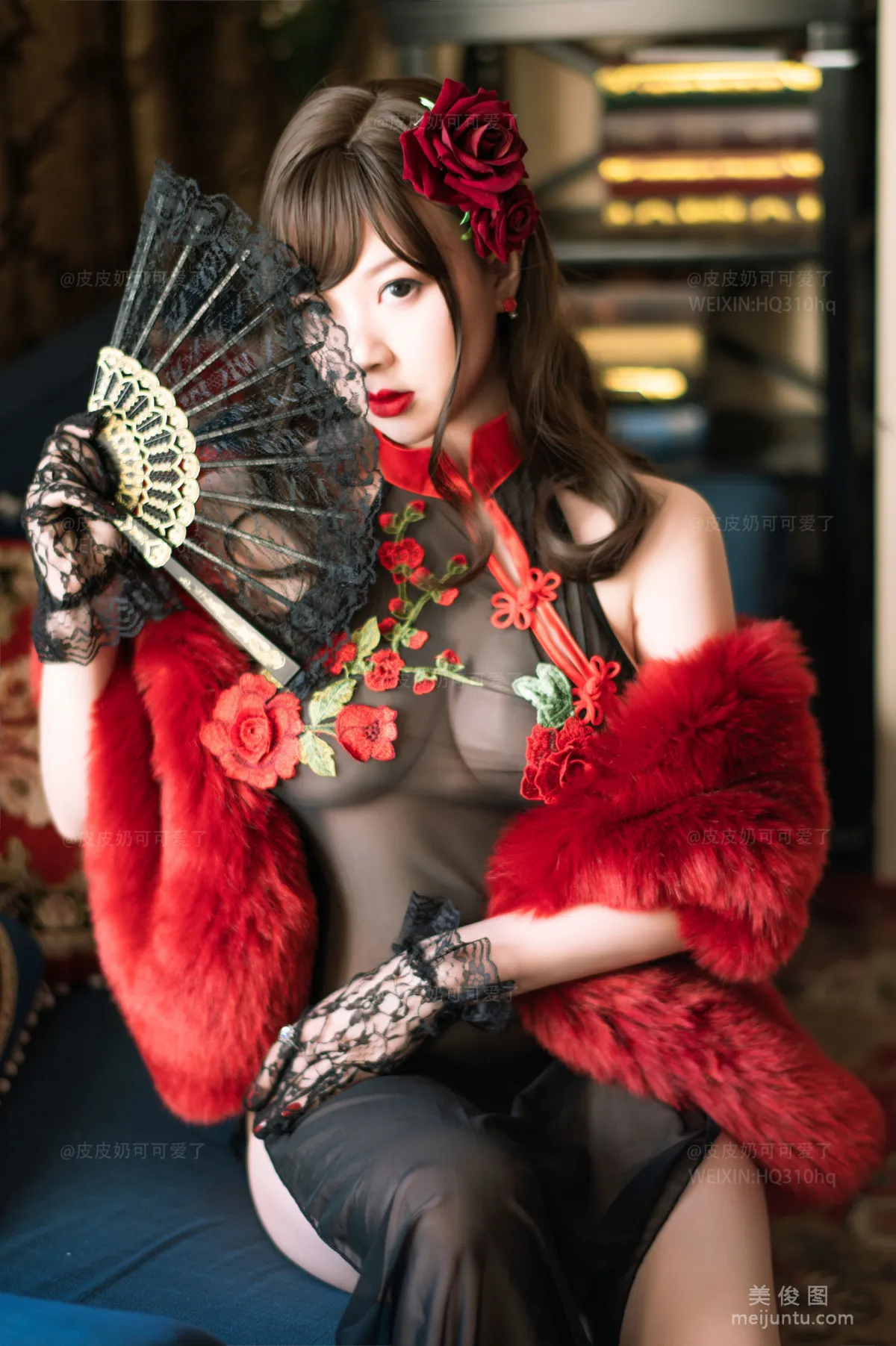 [美女Coser] 皮皮奶可可愛了啦 《玫瑰》 寫真集 3