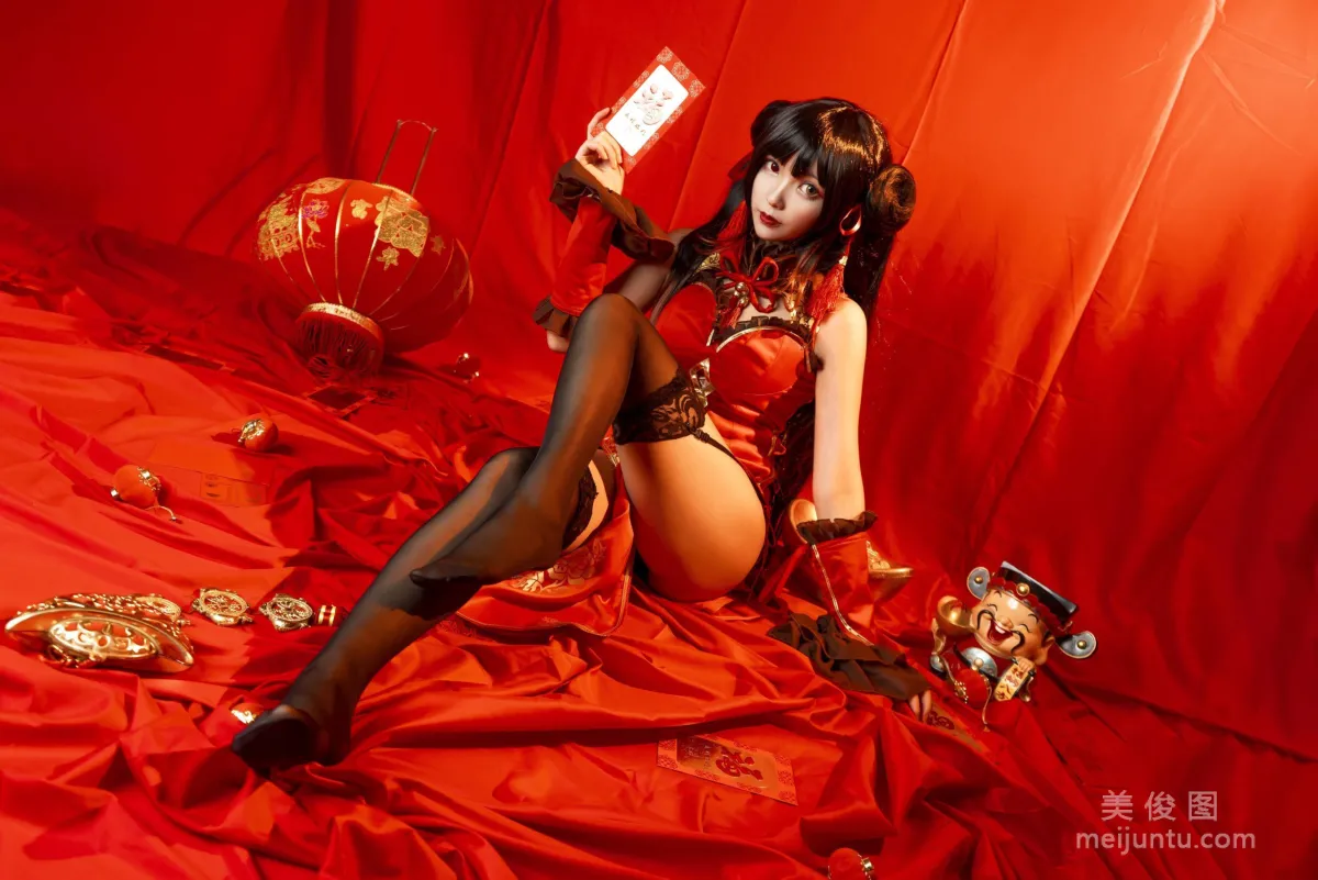 Coser模特妍子坚不可摧 《狂三新年》 写真集10