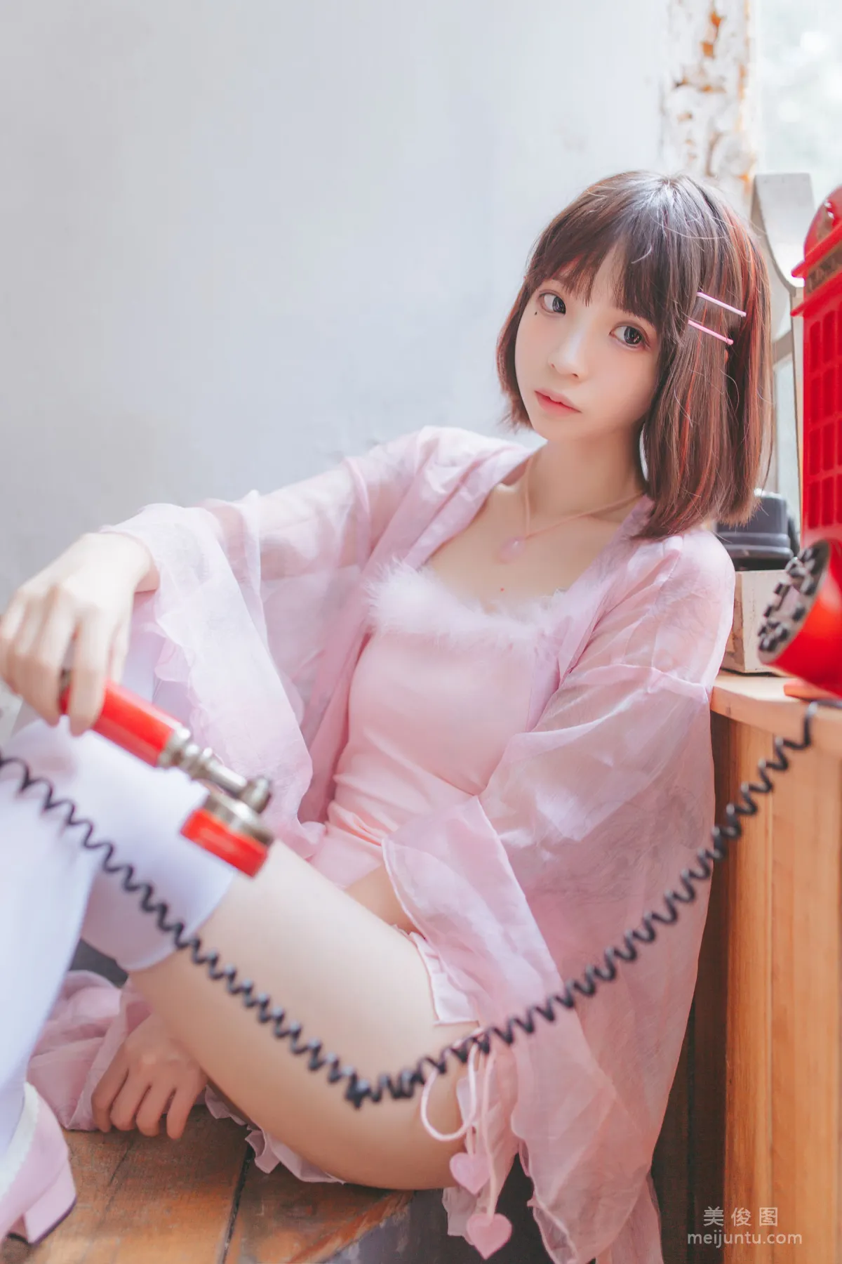 [美女Coser] 疯猫ss 《粉红日常》 写真集10