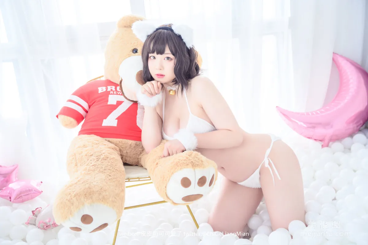 [美女Coser] 皮皮奶可可愛了啦 《白貓》 寫真集 48