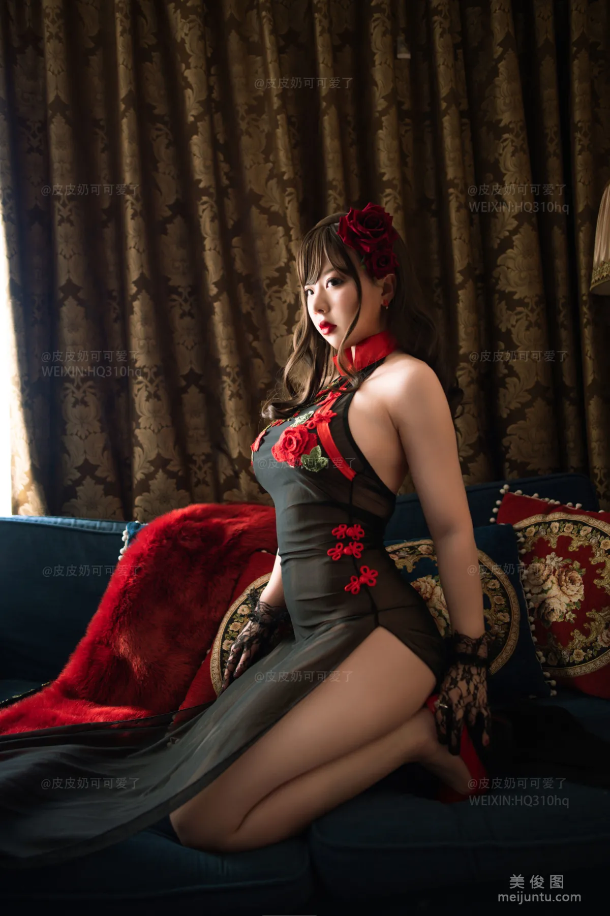 [美女Coser] 皮皮奶可可愛了啦 《玫瑰》 寫真集 20