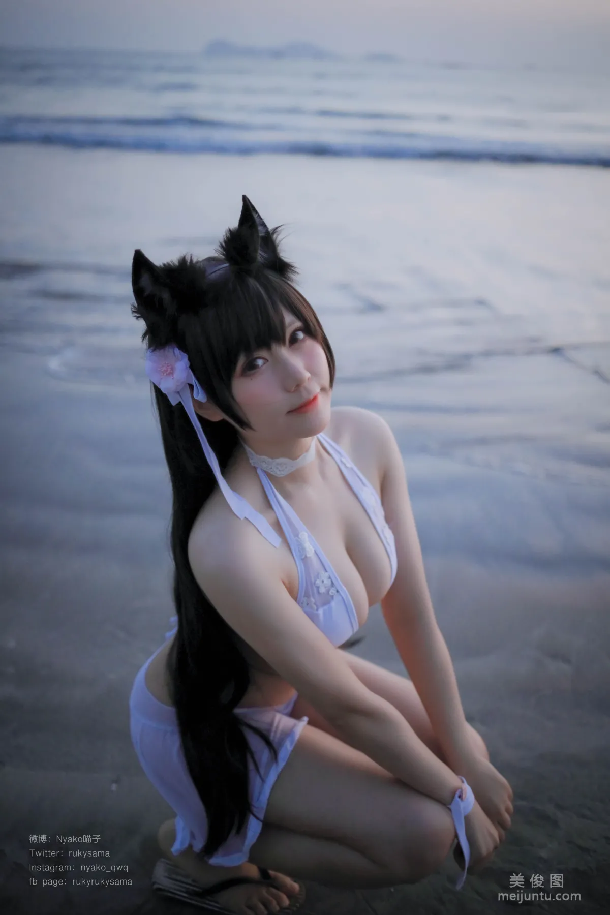 [美女Coser] Nyako喵子 《愛宕泳裝》 寫真集 21