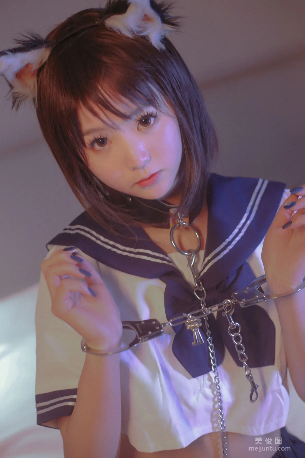[美女Coser] 是青水 《貓耳調教》 寫真集 15