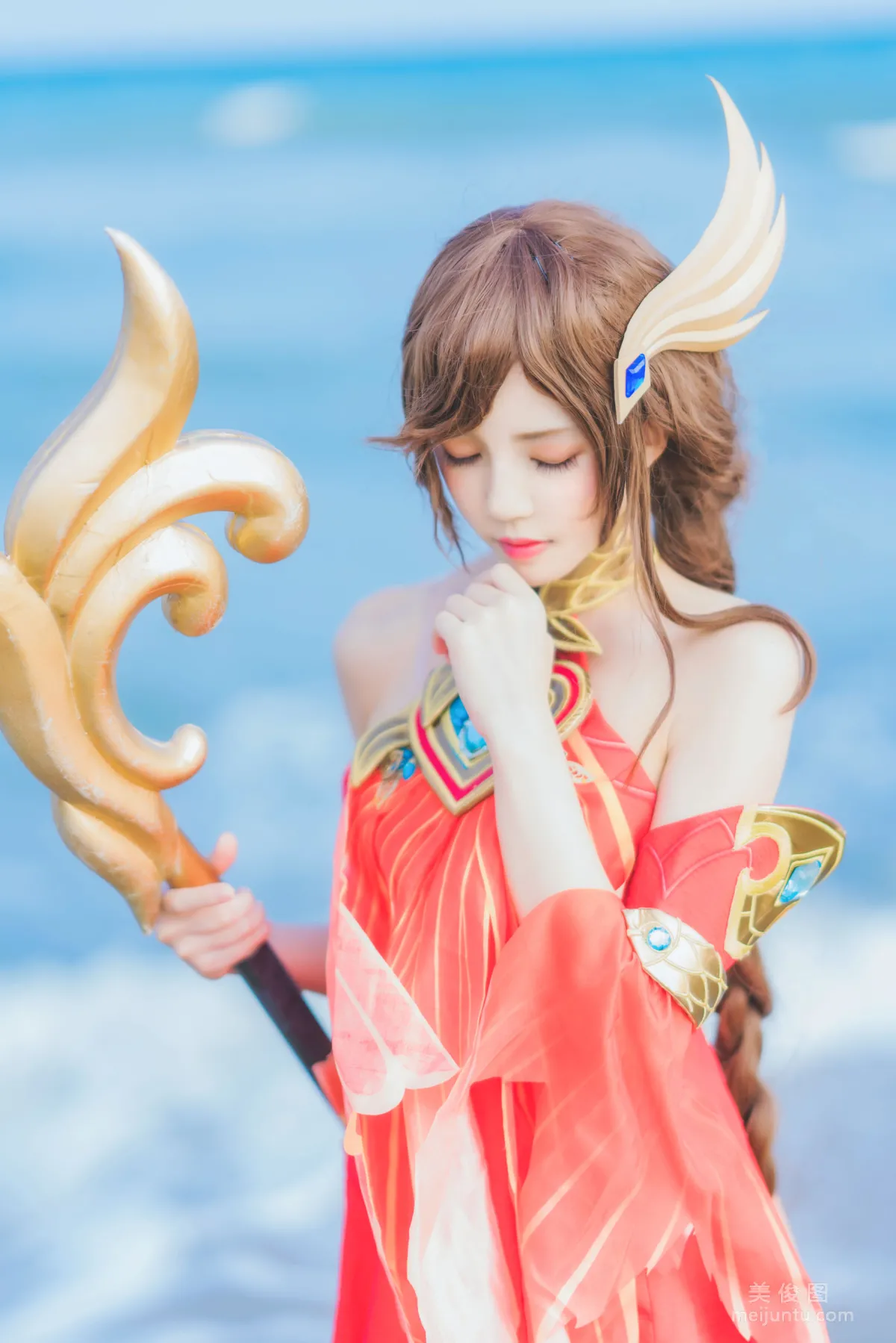 [美女Coser] 桜桃喵 《王者榮耀 大喬》 寫真集 24