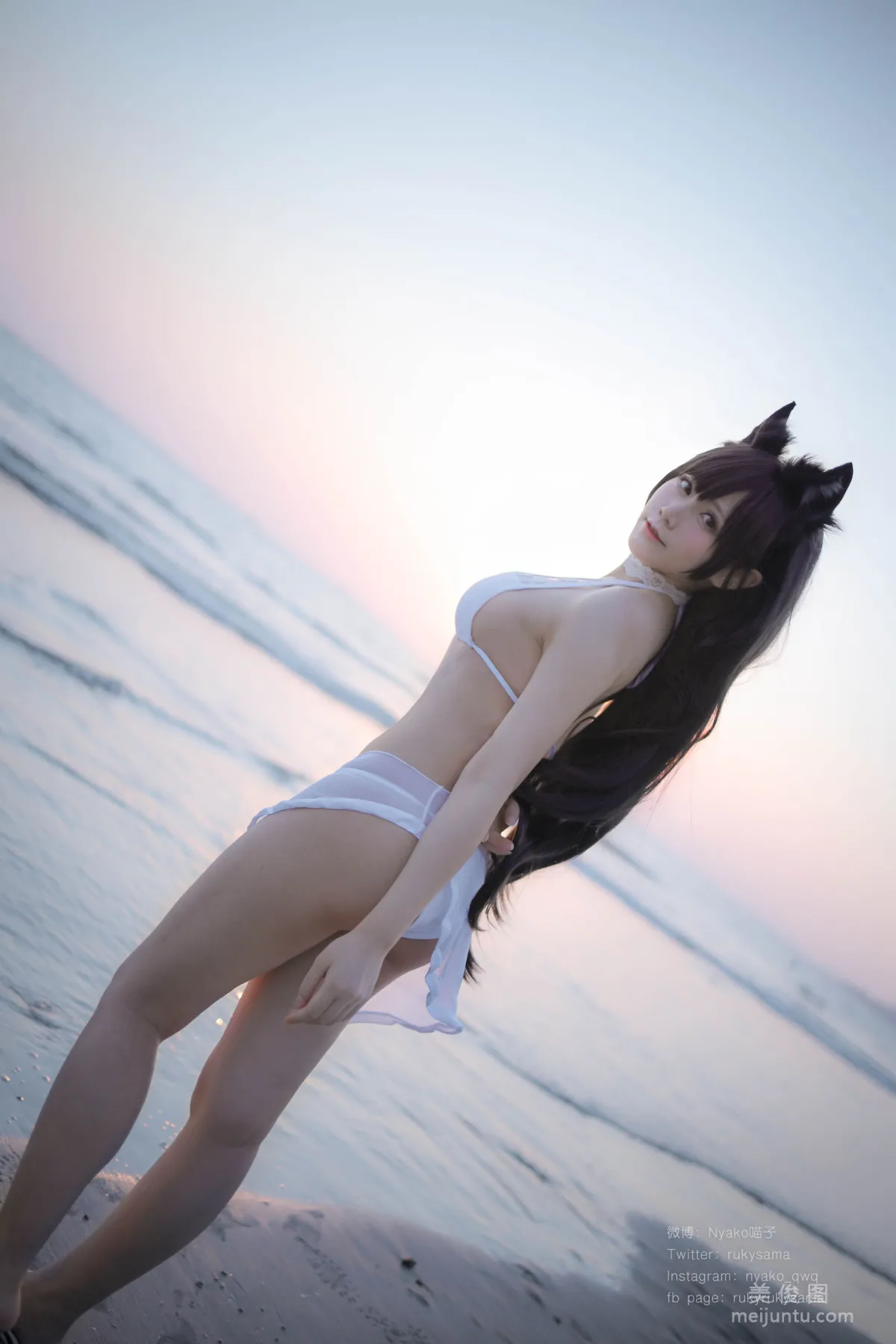 [美女Coser] Nyako喵子 《愛宕泳裝》 寫真集 5