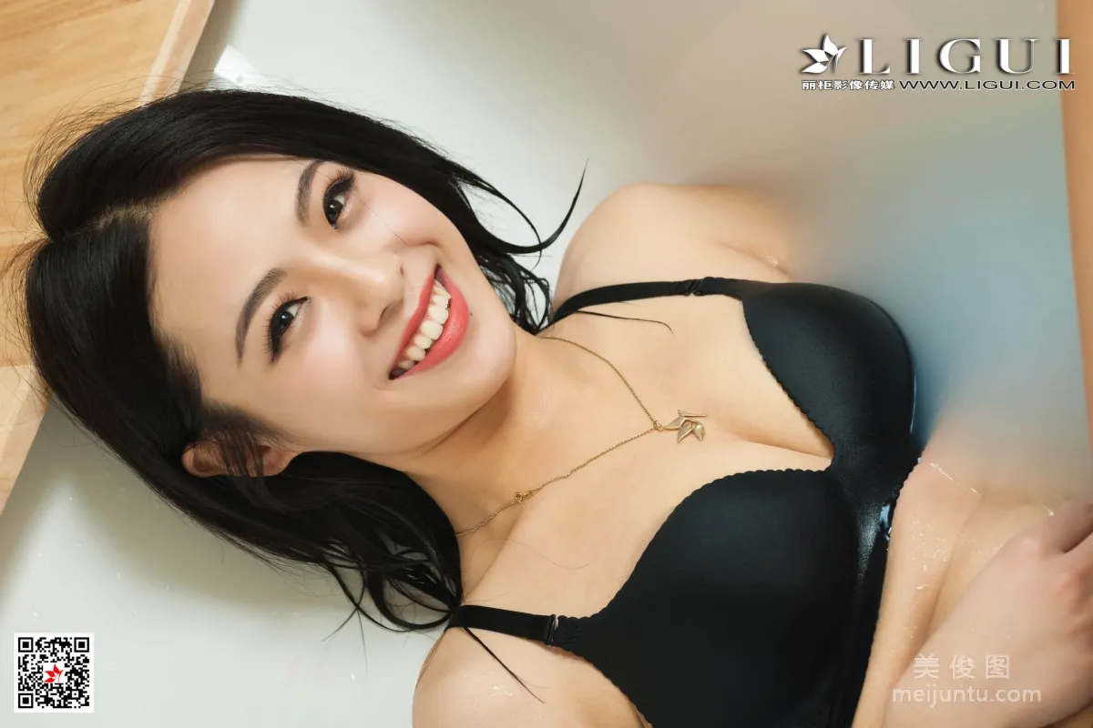 [丽柜Ligui] 潘潘 《浴缸丝袜诱惑》 写真集18