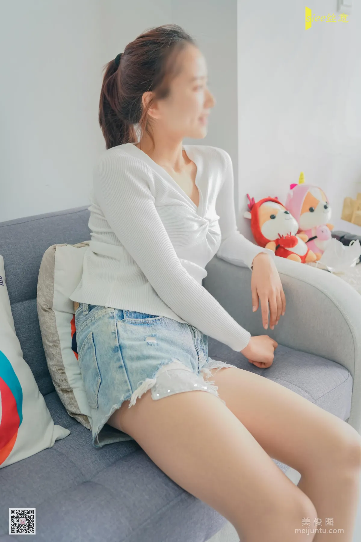 [丝意SIEE] No.454 维维 《白色高跟鞋》 写真集10