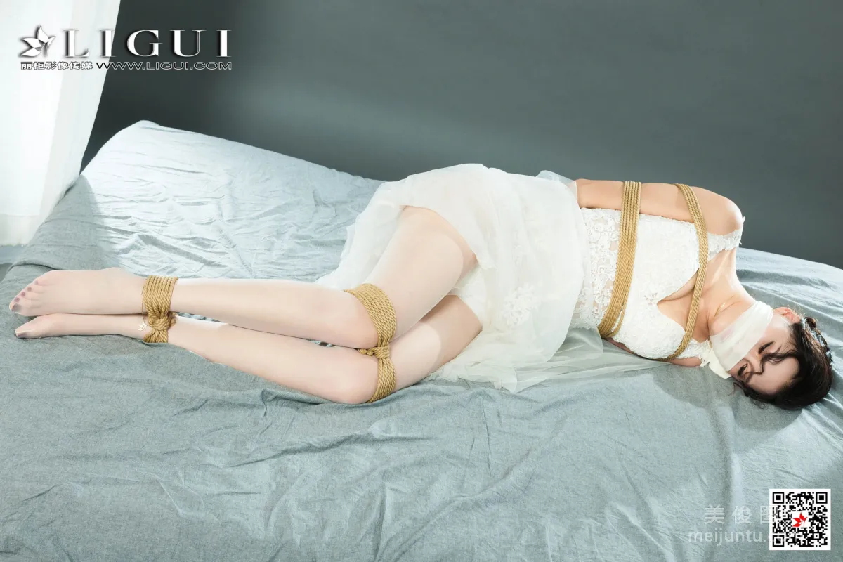 [丽柜Ligui] Model 安安 《婚纱美束》 写真集38