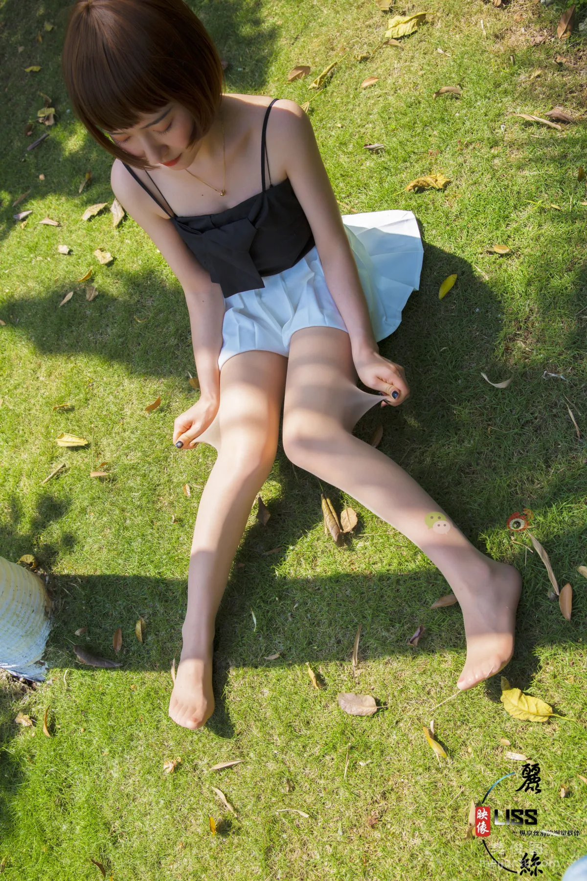 [丽丝映像GIRLISS] 丸子莎妹《蓝格高跟系》 写真集41