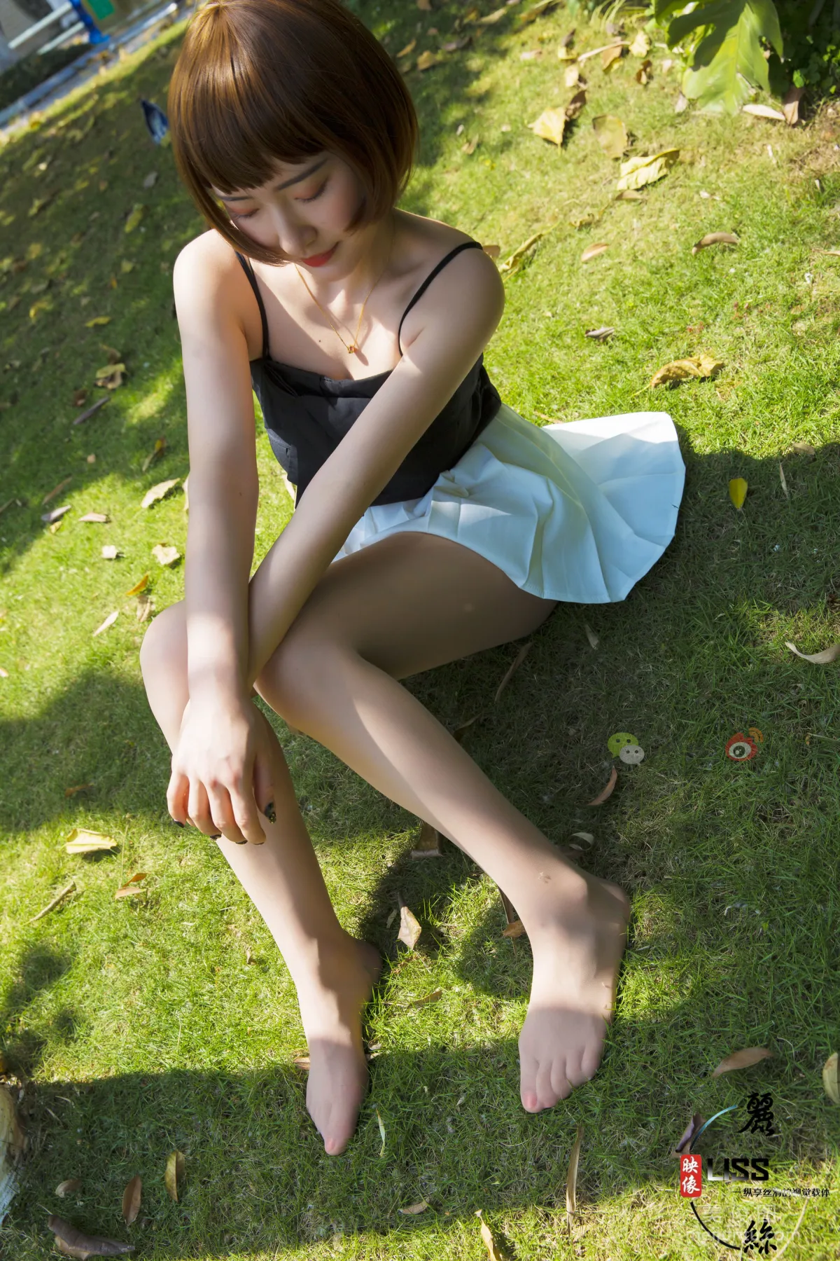 [丽丝映像GIRLISS] 丸子莎妹《蓝格高跟系》 写真集40